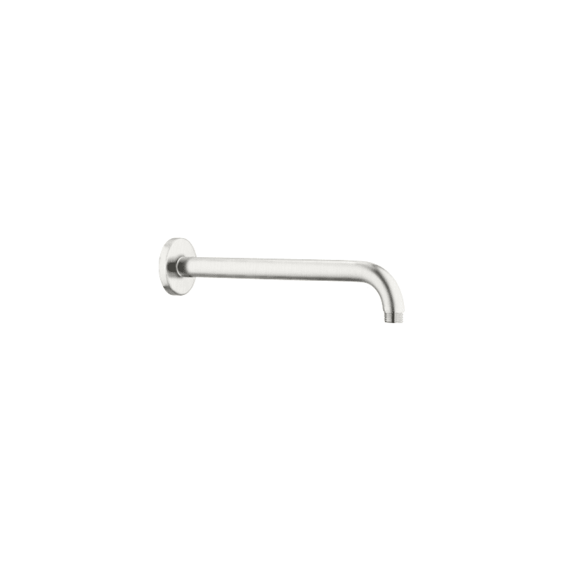 Grohe 12" Rain Shower Arm with Flange and 1/2" Threaded Connection